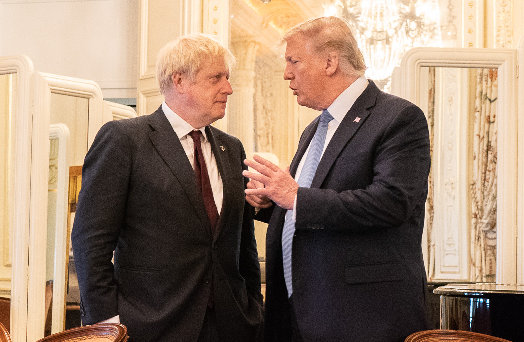 Donald Trump and Boris Johnson