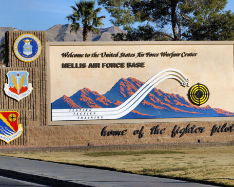 Nellis Air Force Base Sign Public Domain